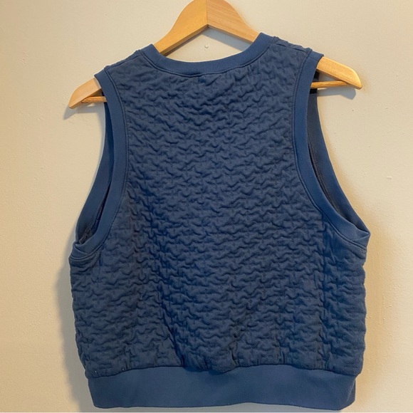 JoyLab sleeveless quilted pullover blue tank top L - Picture 6 of 10